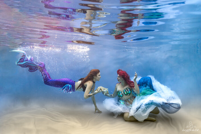 Shooting aquatique cosplay